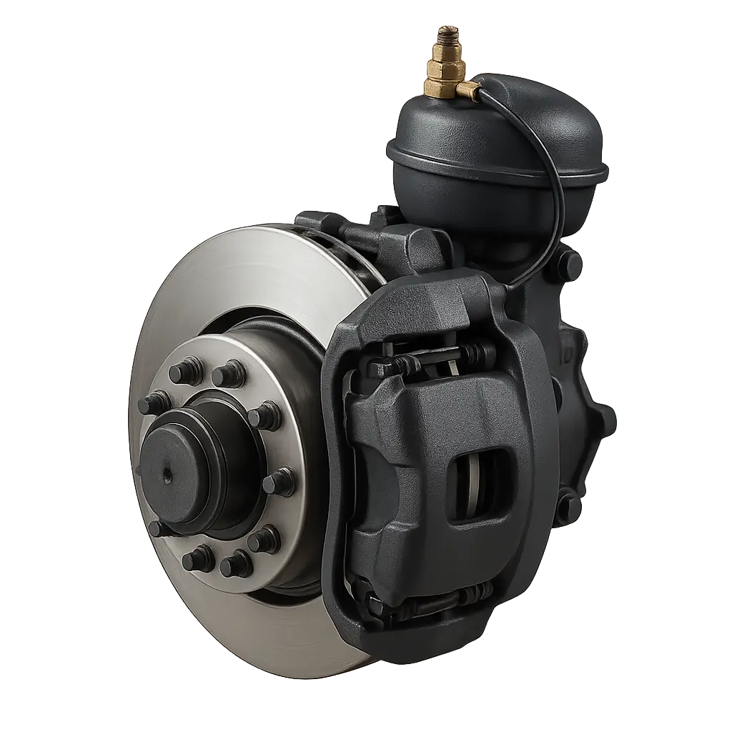 Truck brake system – symbolizing safety and control